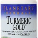 Planetary Herbals Turmeric Gold 500mg  For Healthy Inflammation Response 30 C...