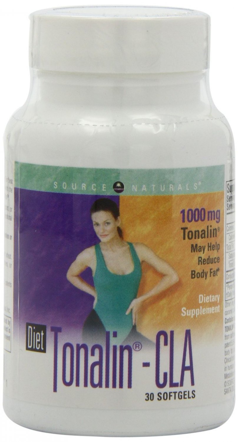 Source Naturals Diet Tonalin CLA May Help Reduce Body Fat 30 Softgels