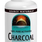 Source Naturals Charcoal 100% Pure Activated 260mg 100 Capsules