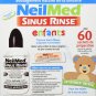 Neilmed's Sinus Rinse Pediatric Complete Saline Nasal Rinse Kit 60 Premixed