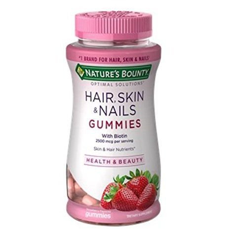 Nature's Brand Bounty Optimal Solutions Hair Skin Nails Gummies 80 ct