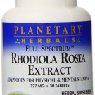 Planetary Herbals Full Spectrum Rhodiola Rosea Extract Tablets 30 Count