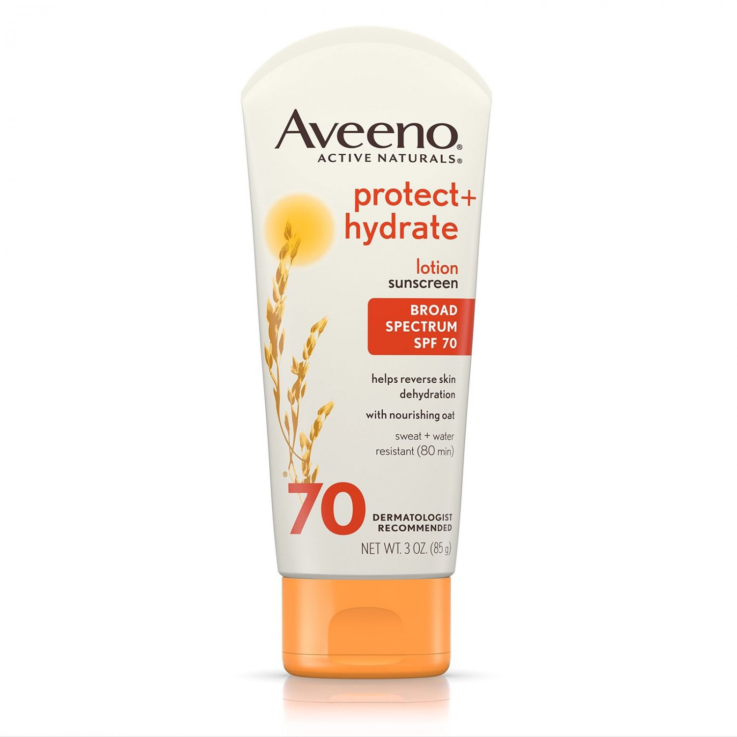 Aveeno Protect + Hydrate Lotion Sunscreen with Active Naturals Oat and Broad