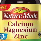 Nature Made Calcium Magnesium & Zinc w. Vitamin D Tablets Value Size 300 Ct