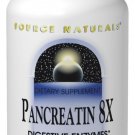Source Naturals Pancreatin 8x 500mg 50 Capsules