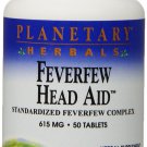 Planetary Herbals Feverfew Headaid Tablets 50 Count