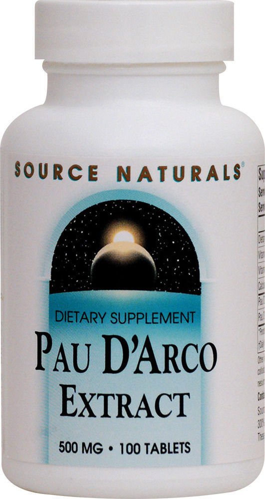 Pau D'Arco Extract, Source Naturals, 500mg 50 tablet