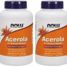 Acerola 4:1 Extract Powder 6-Ounces by Now Foods (Pack of 2)