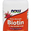 NOW Foods Extra Strength Biotin 10000 mcg - 120 Vegetarian Capsules