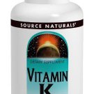 Source Naturals Vitamin K 500mcg Tablets 200 Tablets