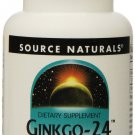 Ginkgo-24 Ginkgo Biloba Extract 120mg 30 tabs from Source Naturals