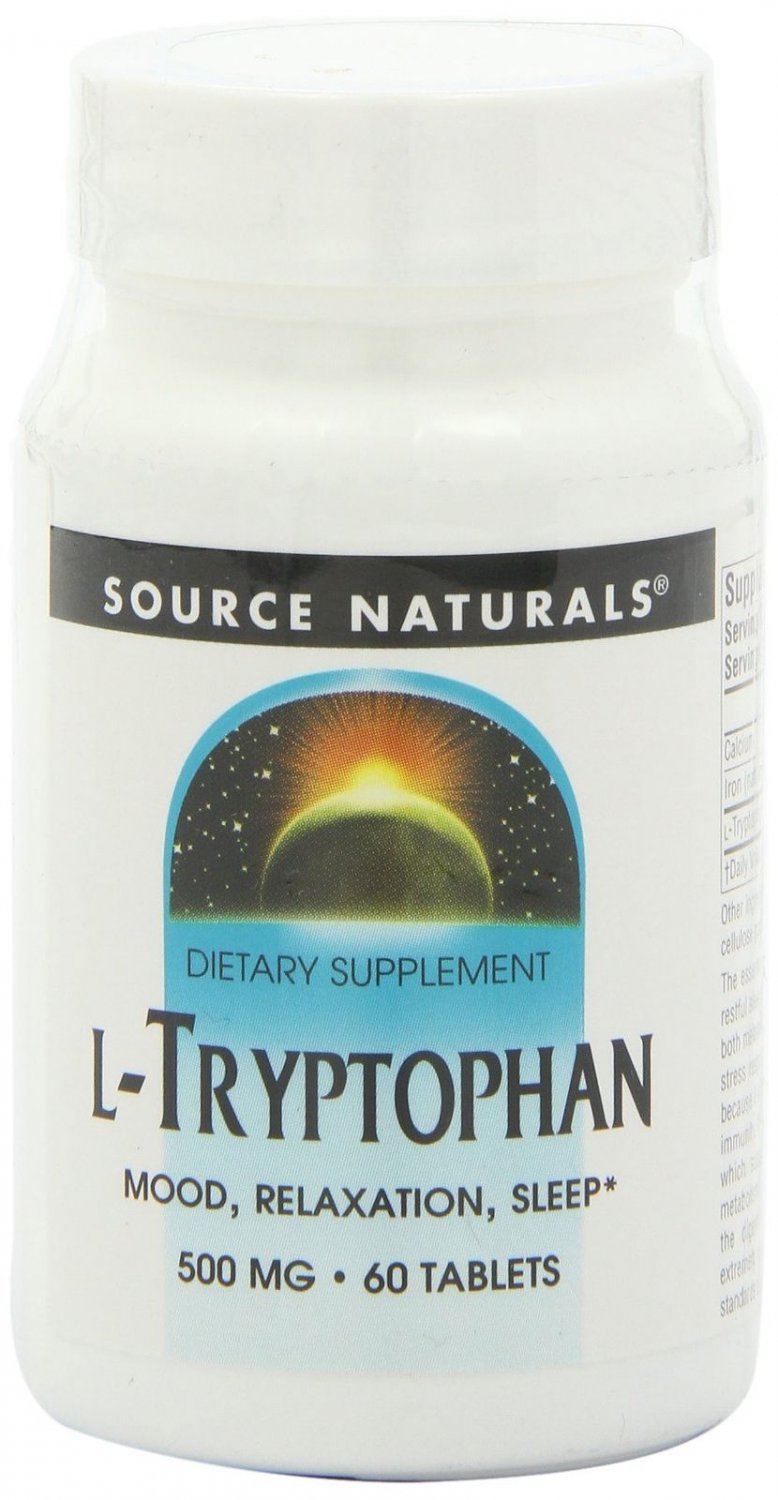 SOURCE NATURALS L-Tryptophan 500mg 60 tablet