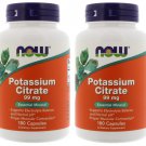 Potassium Citrate 99 mg 180 Capsules by Now Foods (2 Pack)
