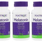 Melatonin 3mg Fast Dissolve Tablets 90 ea by Natrol (3 Pack)