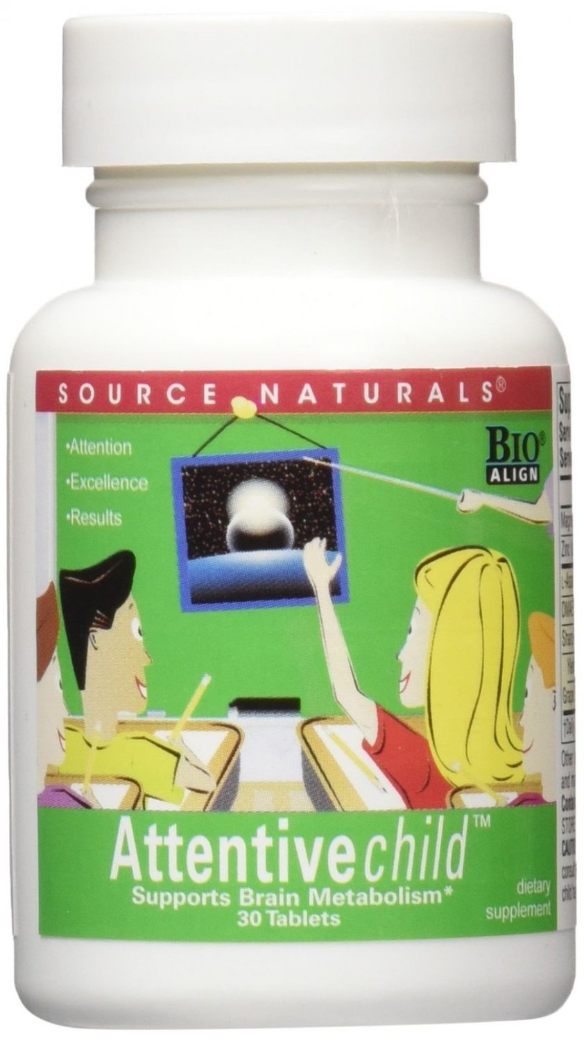 Source Naturals Attentive Child Bio-Aligned 30 tablet