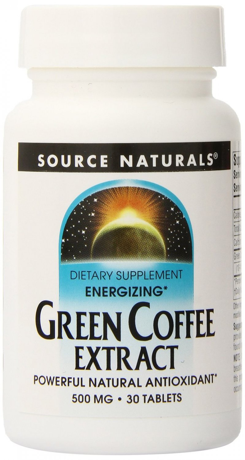 Source Naturals Green Coffee Extract Energizing Powerful Natural Antioxidant ...
