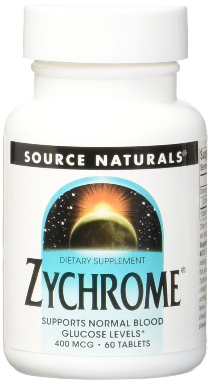 SOURCE NATURALS Zychrome Tablet 60 Count