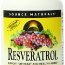 Source Naturals Resveratrol 40mg 8% Standardized Extract 30 capsule