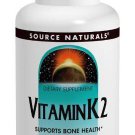 SOURCE NATURALS Vitamin K2 100 Mcg Tablet 30 Count 30 Tablets