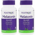 Melatonin 3mg Fast Dissolve Tablets 90 Tablets by Natrol (2 Pack)