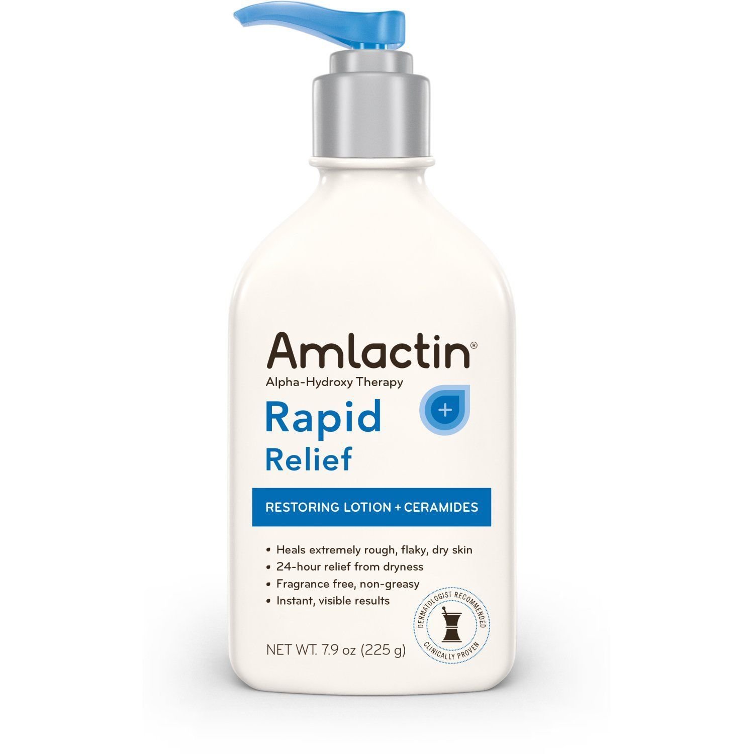 AMLACTIN Alpha-Hydroxy Ceramide Therapy Lotion Fragrance Free 7.9 oz Pack of 2