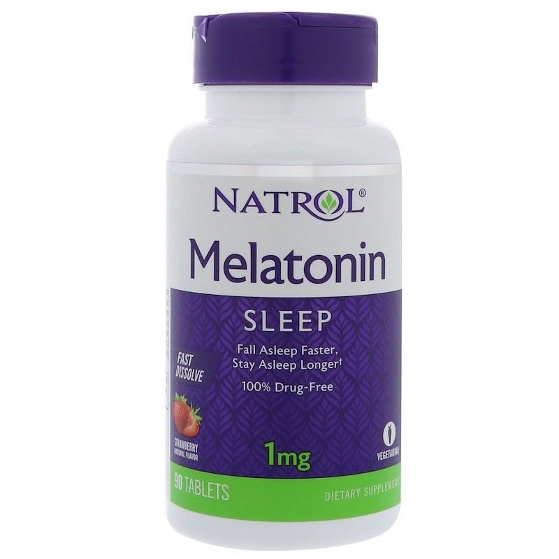Natrol Melatonin Sleep Management Fast Dissolve 1mg 90 Tabs
