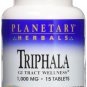 Triphala Internal Cleanser 1000mg Planetary Herbals 15 Tabs