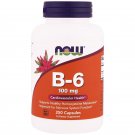 Now Foods B-6 100mg 250 Capsules