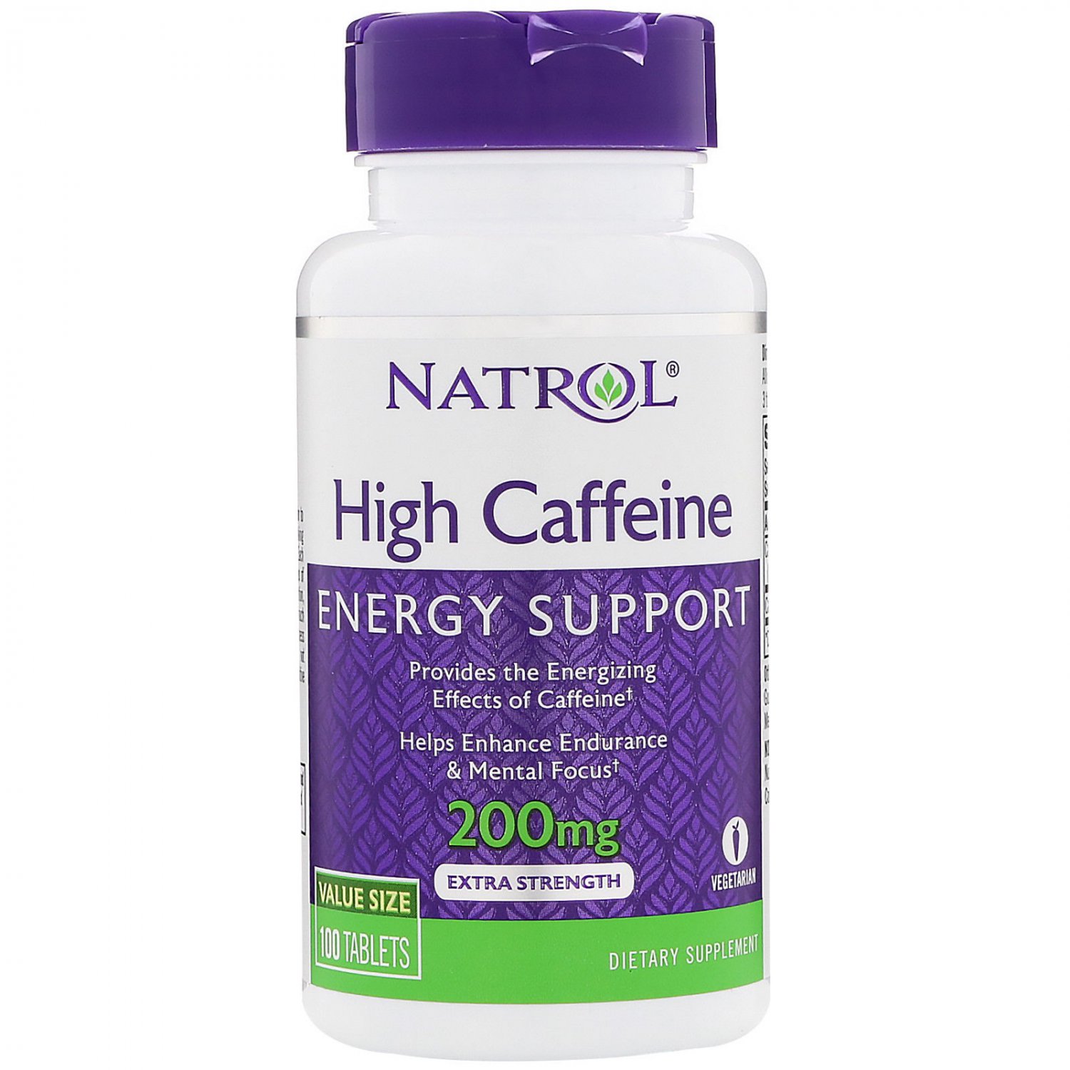 Natrol High Caffeine 200 mg 100 Tablets