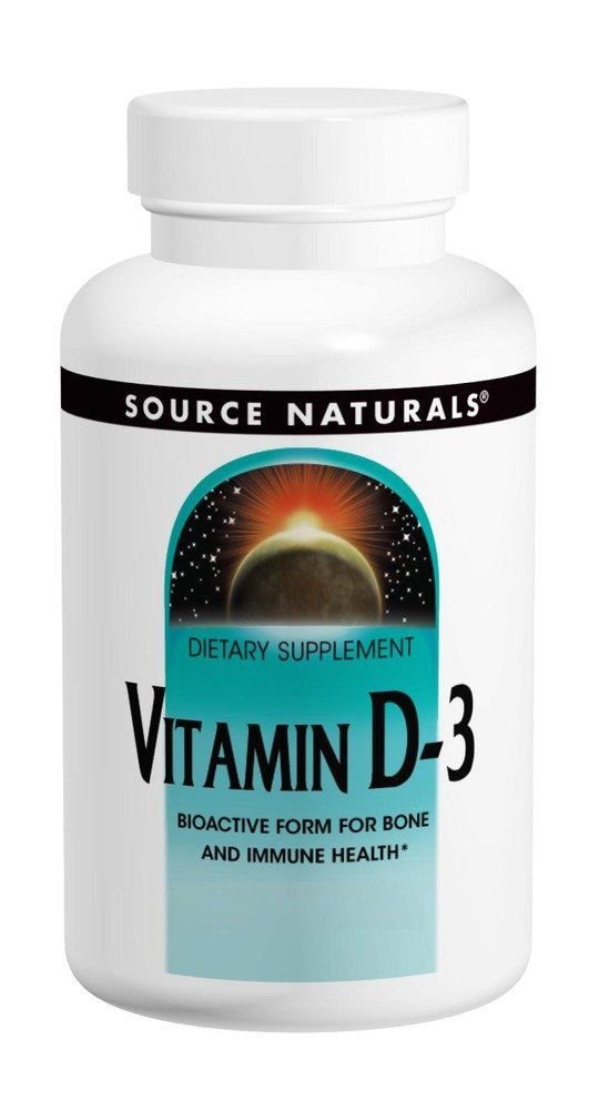 Vitamin D3 2000 IU Source Naturals Inc. 100 Caps