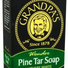 Grandpa's Vegetable Based Wonder Pine Tar Soap Lathers White -  4.25 Oz./120 g
