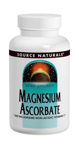 SOURCE NATURALS Magnesium Ascorbate 1000 Mg Tablet 120 Count