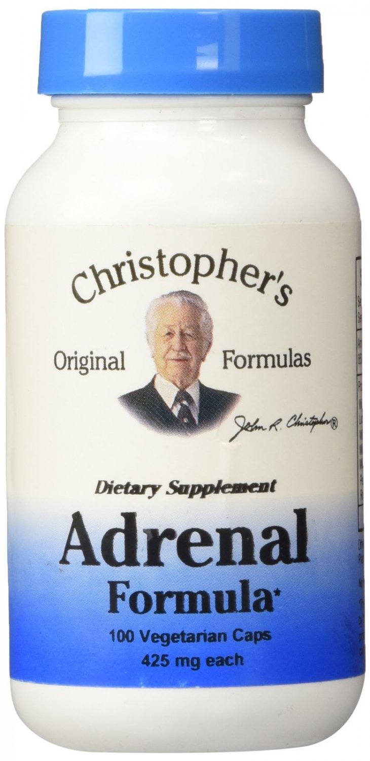 Christopher s Original Formulas Adrenal Formula 400 mg 100 Veggie Caps