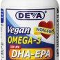 Deva Nutrition Vegan DHA-EPA Nutritional Supplement Softgel 300 mg 90 Count