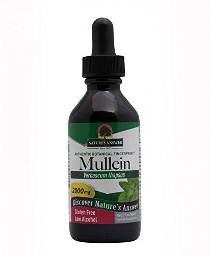 Nature's Answer Mullein Leaf with Organic Alcohol 2-Fluid Ounces