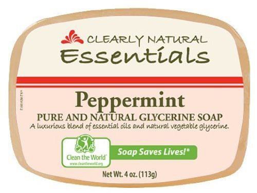Clearly Natural Bar Soap Peppermint 4 oz