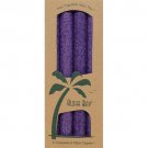 Aloha Bay Palm Tapers Violet 4 Count 4 PK