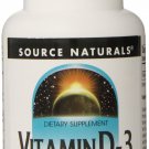 Source Naturals Vitamin D-3 5000IU 100 Softgels (Pack of 12)