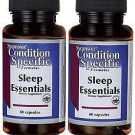 Sleep Essentials by Swanson Condition Specific Formulas 60 Capsules (2 Pack)