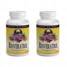 Resveratrol 200 mg 120 Tabs by Source Naturals (Pack of 2)