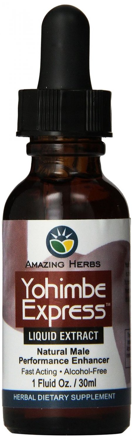 Amazing Herbs Yohimbe Express Liquid Extract 1 Fluid Ounce