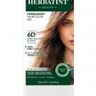 Herbatint Permanent Herbal Haircolor Gel Dark Golden Blonde 6D 4.56 Ounce