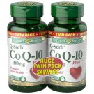 Nature's Bounty Q-Sorb CoQ10 Plus 100 mg Softgels Twin Pack