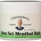 Christopher's Original Formulas Sen Sei Ointment Menthol Rub 2 Ounce