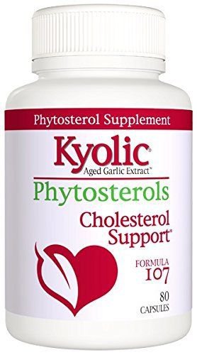 Kyolic Formula 107 Aged Garlic Extract Phytosterols Cholesterol Support (80-C...