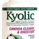 Kyolic Aged Garlic Extract™ Candida Cleanse and Digestion Formula102 -- 200...
