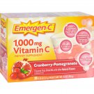 Alacer Emergen-C Vitamin C Fizzy Drink Mix Cranberry Pomegranate 1000 mg 30 pk