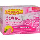 Alacer Emergen-C Vitamin C Fizzy Drink Mix Pink Lemonade - 1000 mg - 30 Packets