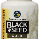 Amazing Herbs Black Seed Gold with Goldenseal and Echinacea Capsules 60 Count