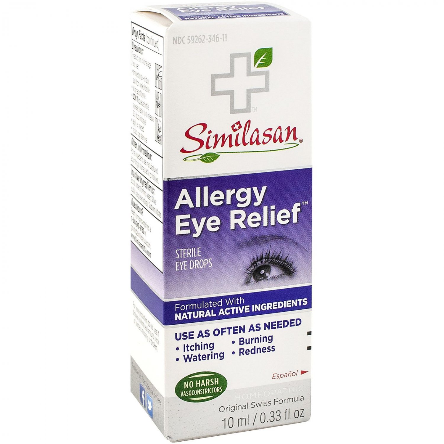 Similasan Allergy Eye Relief Eye Drops 0.33 Ounce Bottle